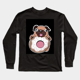 Pugs & Donuts Long Sleeve T-Shirt